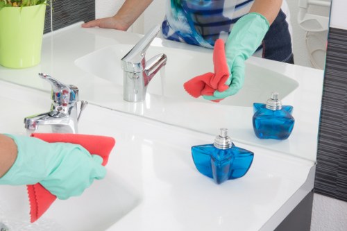 Professional one off cleaning in a bright living room