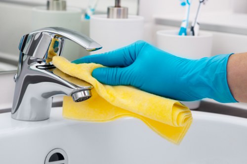 Disinfection of high-touch communal surfaces